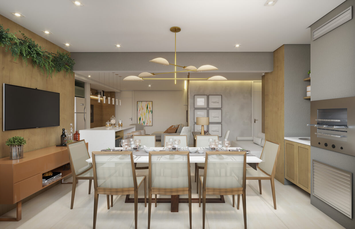 Amplitude e elegância com o Living Ampliado.